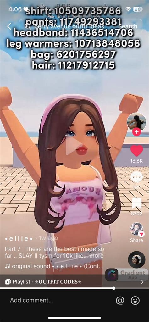 Credits Ellianas Ave On Tiktok In 2023 Coding Clothes Roblox