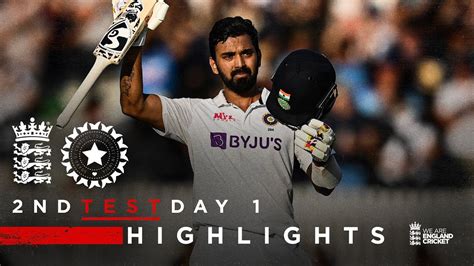 KL Rahul 127* at Stumps | England v India - Day 1 Highlights | 2nd LV ...