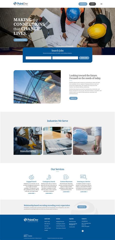 Point One Recruiting Solutions | Recruiters Websites
