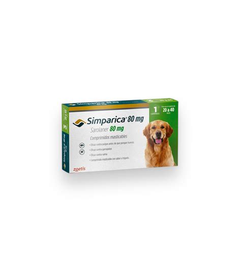 Simparica 80 mg (20.1 – 40 kg) x 1 und | ConVet Av. Perú