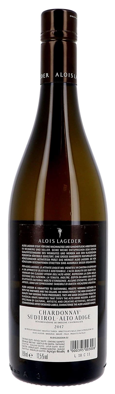 Vin Chardonnay Cl Alto Adige Alois Lageder Nevejan