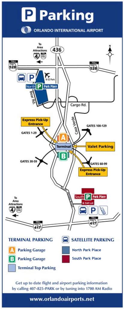 Orlando airport map | Airport Parking Guides