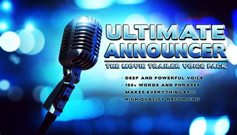 Ultimate Announcer - Voice pack | GameDev Market