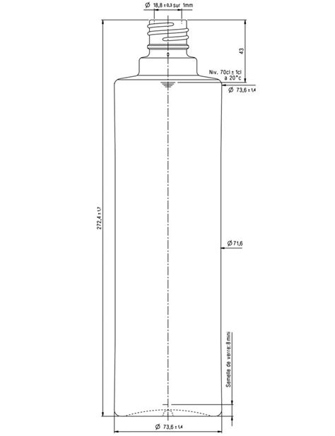 Thai 70 Cl Europa 7 Blanc Saverglass Spécialiste De La Fabrication De Bouteilles De Verre