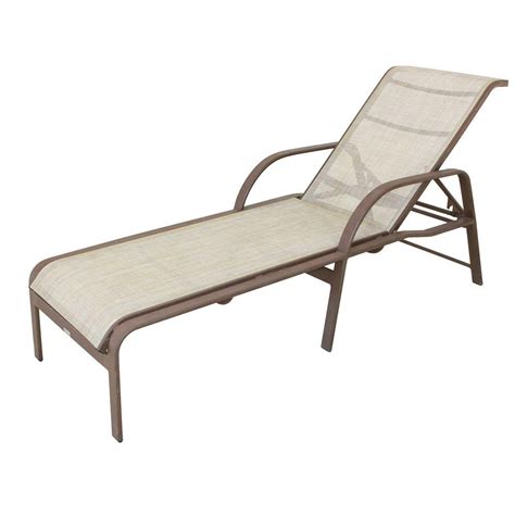 Chaise Espreguiçadeira Para Piscina de Tela Sling Estrutura Encosto no