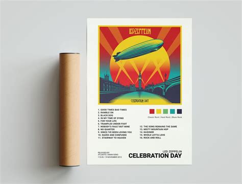 Led Zeppelin - Celebration Day, Album Cover Poster Print | Architeg Prints