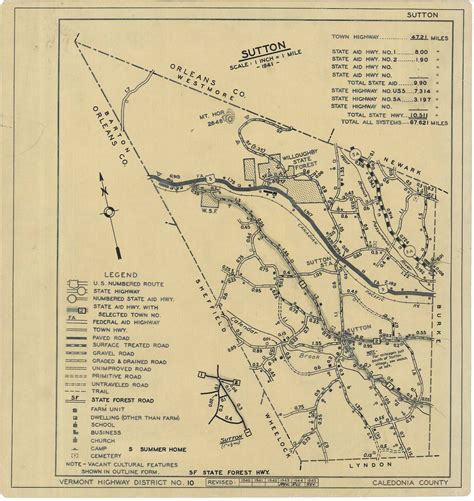 Maps Vtrans Vermont Gov Maps Townmapseries Caledonia Co Sutton