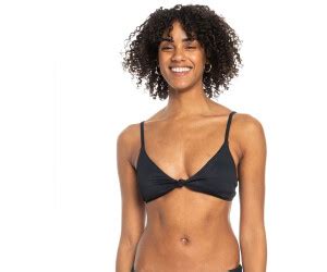 Roxy Rib Love The Surf Knot Bikini Top Erjx Schwarz Ab