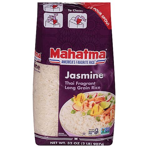 Mahatma Rice Jasmine Long Grain Thai Fragrant Oz Jasmine Bagged