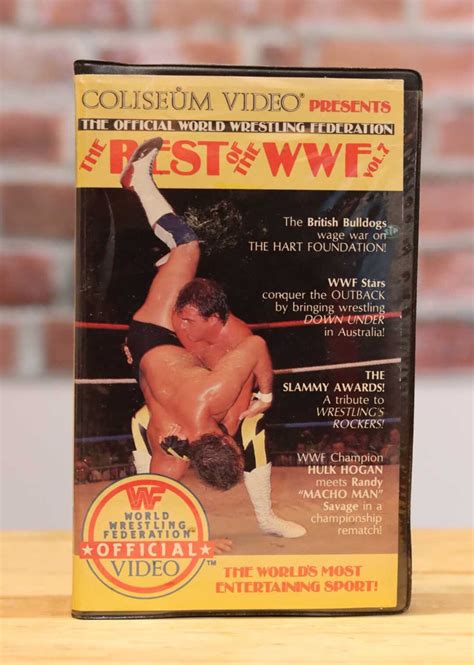 Original Wwf Wwe Wrestling Vhs Coliseum Video Best Of Wwf Etsy