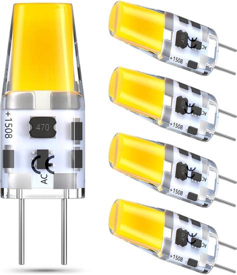 arówki LED G6 35 3W AC DC 12V ciep y bia y 3000K Bi Pin JC Typ