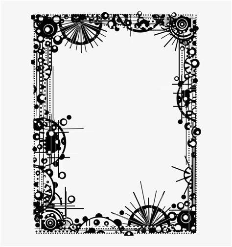 Steampunk Gear Clipart Printable - Steam Punk Border - 600x794 PNG ...