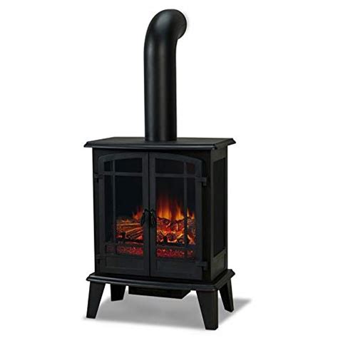 Bowery Hill Modern Stove Indoor Electric Fireplace Mantel Heater With