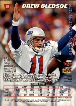 Stadium Club Drew Bledsoe Trading Card Database