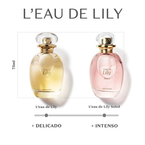 L Eau De Lily Solei Desodorante Col Nia Botic Rio Beleza Na Web