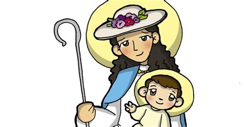 Dibujos Para Catequesis MADRE DEL BUEN PASTOR DIVINA PASTORA