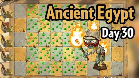 Plants Vs Zombies Ancient Egypt Day Torchlight Zombie More