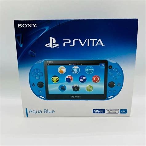 Pre Owned Unused Sony Ps Vita Pch Za Aqua Blue Console Wi Fi