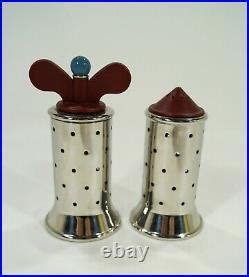 Alessi Michael Graves Post Modern Stainless Salt Caster Pepper Mill