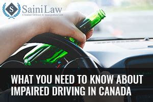 Impaired Driving Consequences Canadian Laws You Should Know