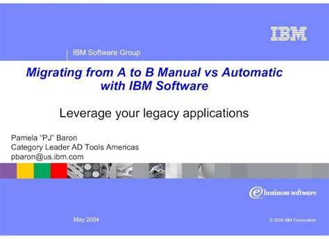 Pdf Migrating From A To B Manual Vs Automatic With Ibm  Reliability And Scalability With