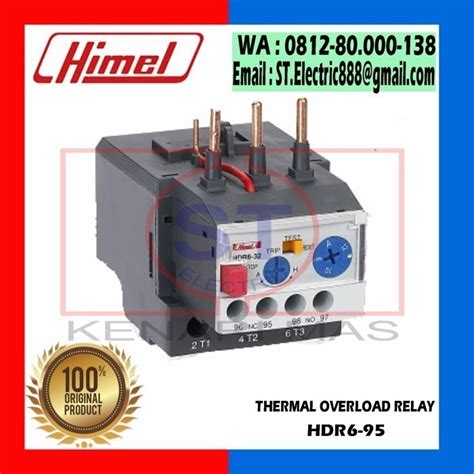 Jual Thermal Overload Relay Himel Hdr Terlariss