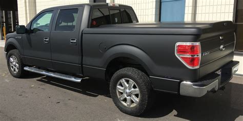 Ford F-150 Matte Black Truck Wrap – Custom Vehicle Wraps