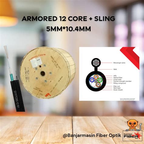 Jual Kabel Fiber Optik Fo Core Gyxtc S Pig Armoured Fiber Optic