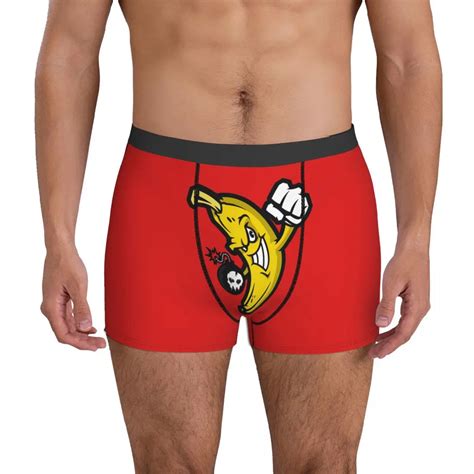 Savannah Bananas Underpants Breathbale Panties Male Underwear Print