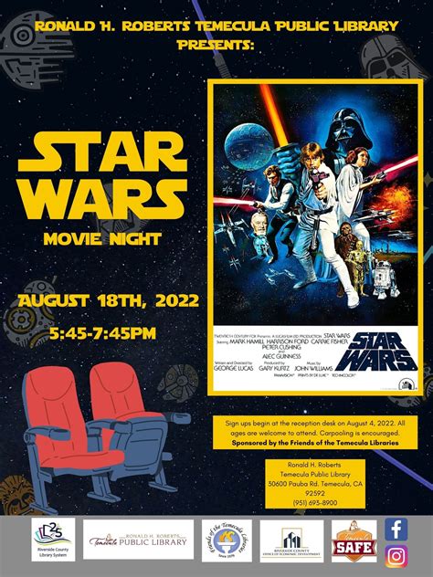 Aug 18 | Star Wars Movie Night | Temecula, CA Patch