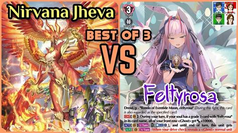 Nirvana Jheva VS Feltyrosa Cardfight Vanguard D Standard Dragon