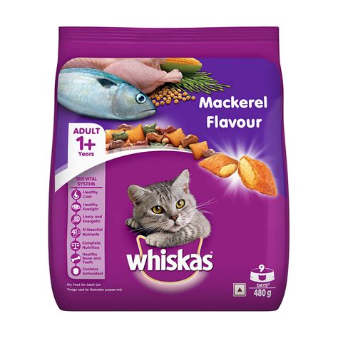 Whiskas Adult Dry Food Mackerel