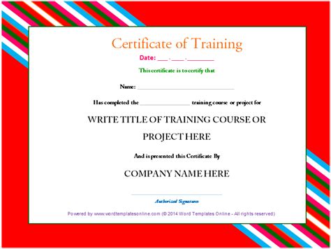 Free Online Certificate Tmplate | Certificate Templates