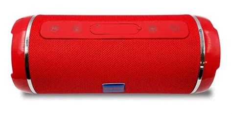 Parlante Link Bits Bocina Bluetooth Mb Port Til Con Bluetooth Rojo