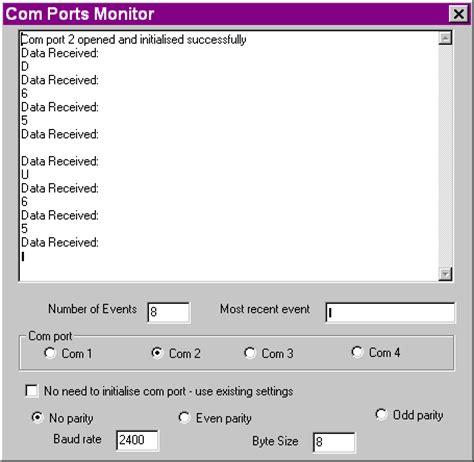 Com Port Monitor - Software for Windows