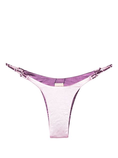 Isa Boulder Reversible Bikini Bottoms Pink Farfetch