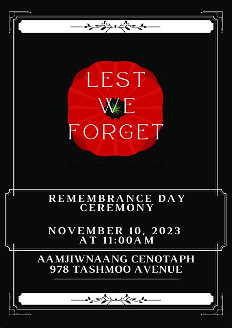 Remembrance Day Service – Aamjiwnaang