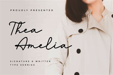 Thea Amelia Font By Rantautype · Creative Fabrica