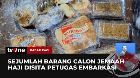 Petugas Embarkasi Surabaya Sita Sejumlah Barang Calon Jemaah Haji