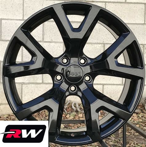 18" inch RW Wheels for Jeep Renegade 18x7.5" Gloss Black Rims 5x110 Trailhawk