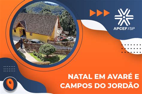 APCEF SP Passe o Natal nas Colônias da Apcef SP Reservas disponíveis