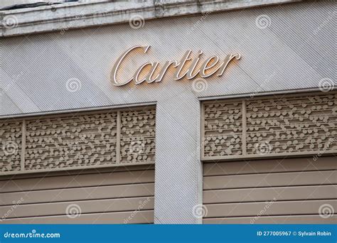 Facade Of Cartier Store And Brand Logo Editorial Photo 255538675