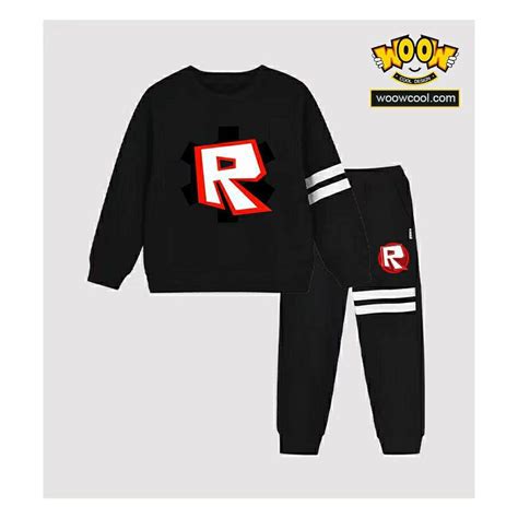 Roblox LOGO kids sweat suits 2 piece sweatpants and hoodies