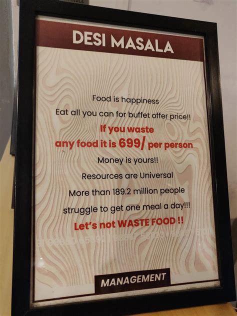 Menu At Desi Masala Bengaluru Jayanagar Th Block Bus Station