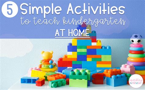 5 Simple Activities For Teaching Kindergarten At Home - Sparkling in ...