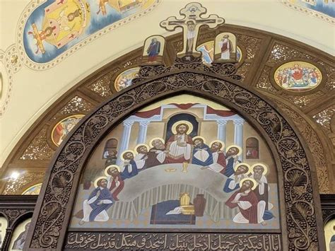 Pin By Coptic Arts On Coptic Icons Raof And Hanan Decor Cathedral Egypt