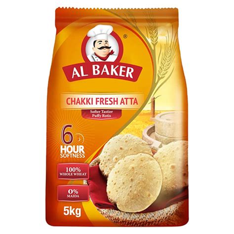 FLOUR CHAKKI ATTA AL BAKER 5 KG