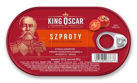 Szprot W Sosie Pomidorowym 160 G King Oscar Sklep Rybny Fish Market