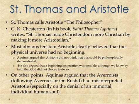 Ppt An Introduction To St Thomas Aquinas Powerpoint Presentation