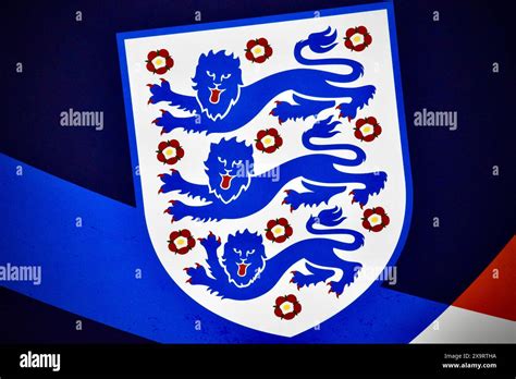 england football badge  res stock photography  images alamy